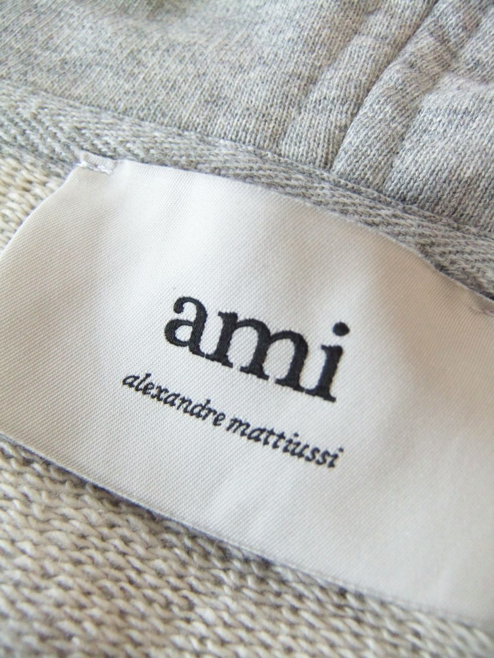 【ユニセックス】 AMI DE COEUR ジップ パーカー  (グレー)