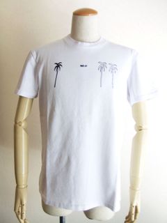 CLIPSO  パームツリー柄プリント 半袖 Tシャツ