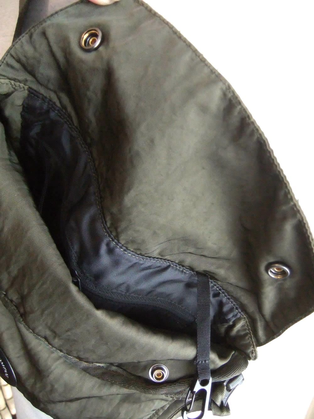 NYLON B LENS WAIST BAG   (カーキ) ミニバッグ
