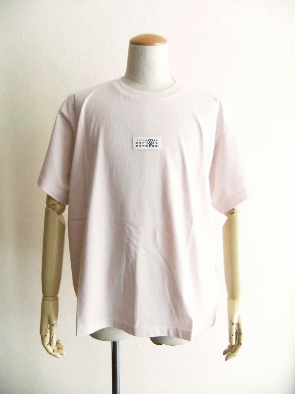 《MM➅》 Maison Margiela 6 LOGO TAG T-SHIRT   ナンバリング Tシャツ