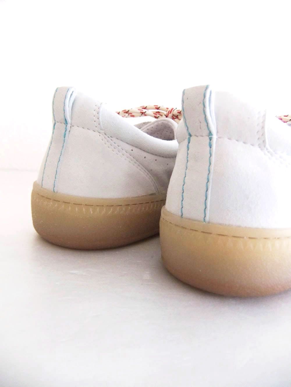 スエード レザースニーカー  （アイボリー）