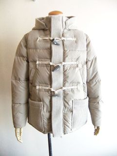 BBR  ダウン × ニット ハイブリッド ショート ダッフル コート