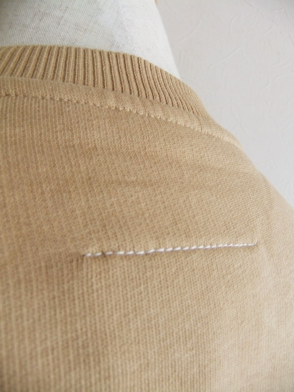 【レディース】MM⑥ Maison Margiela  （べージュ）  ナンバリング スウェット プルオーバ