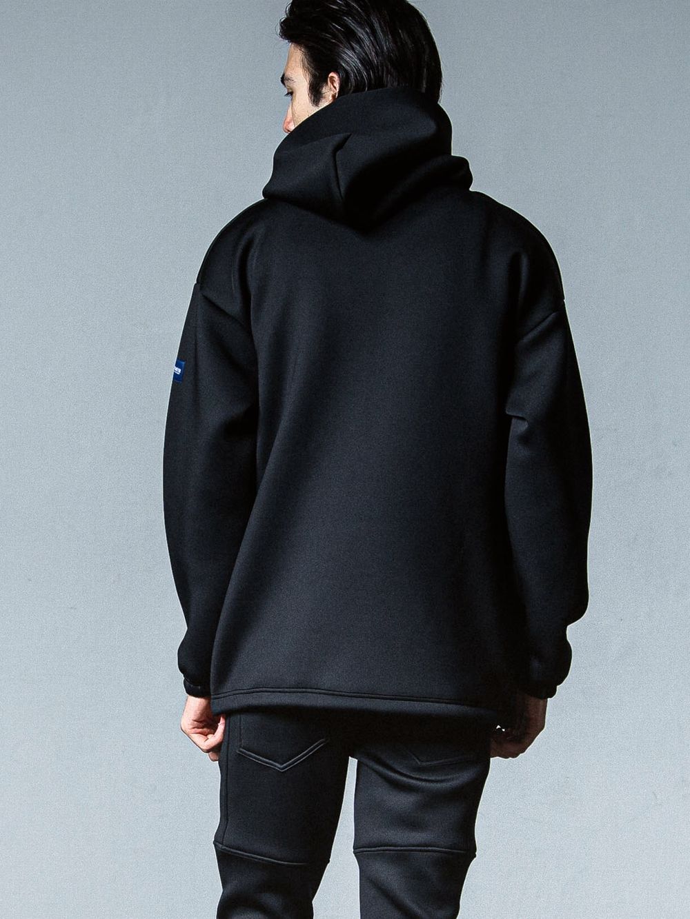 CARDBOARD HOODIE  (ブラック)  ダンボールニット パーカー
