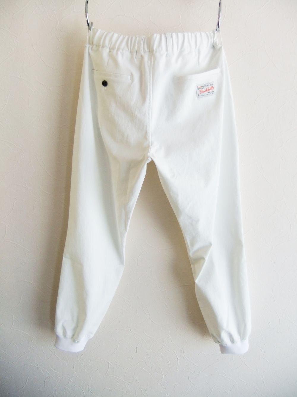 SASUKE EASY PANTS (ホワイト) リブ  4WAY ストレッチ パンツ   RSM-23049