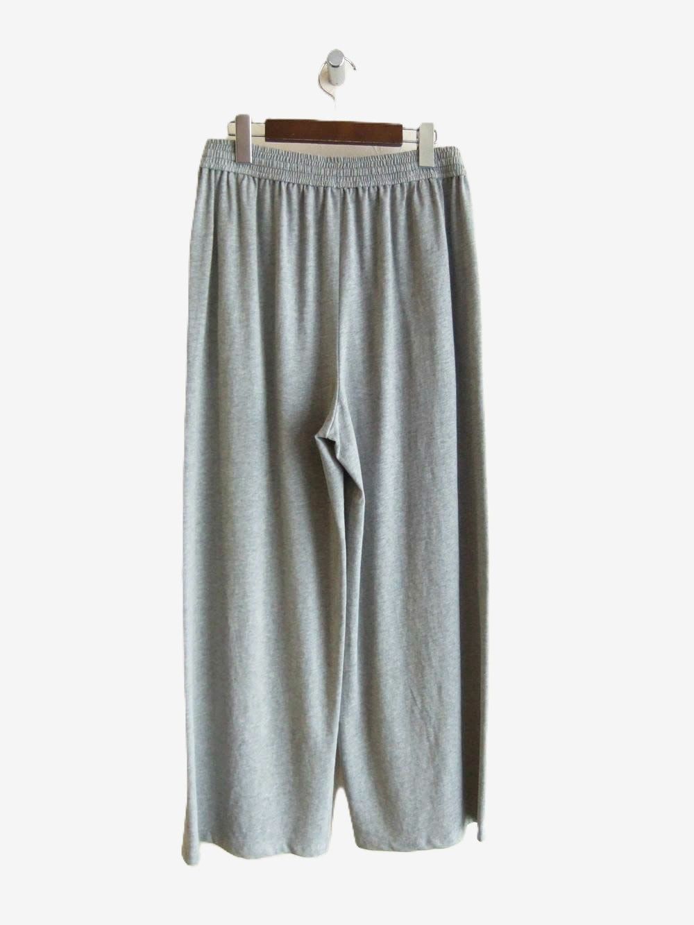 DRY COTTON WIDE EASY PANTS   (ライトグレー) 625603