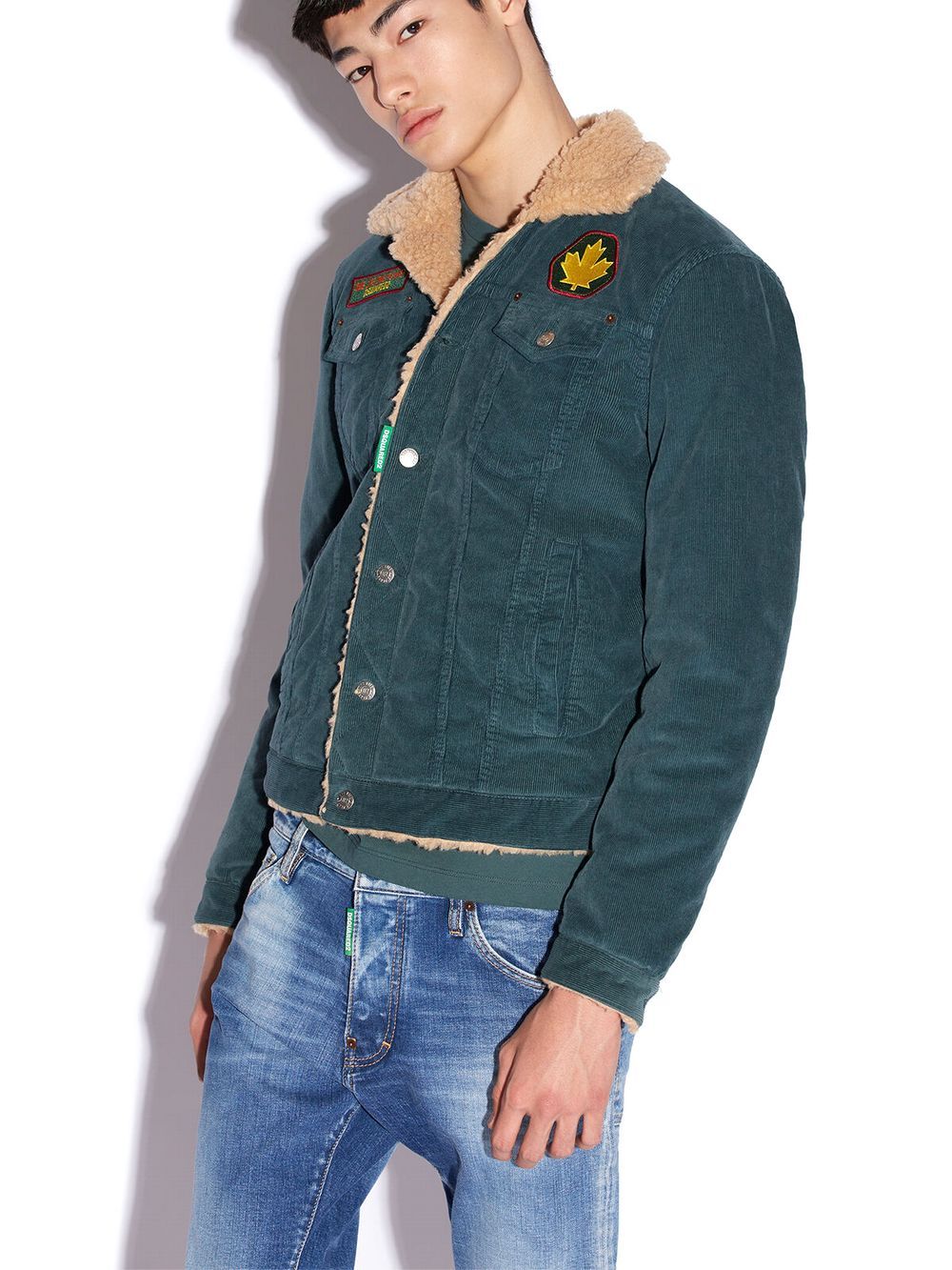 Dsquared2 - ONE LIFE DAN JEAN JACKET ボア ジャケット | 4.444