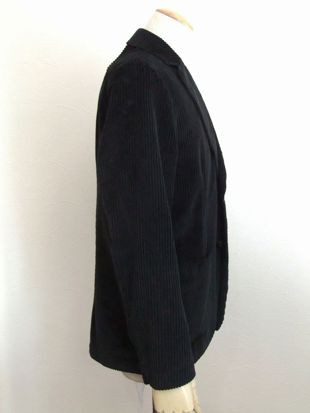 COTTON 2B JACKET (ブラック) コットン 2B シャツジャケット