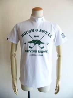 DRIVING RANGE MOCK   (ホワイト)   モックネック  半袖ポロシャツ RSM-23028