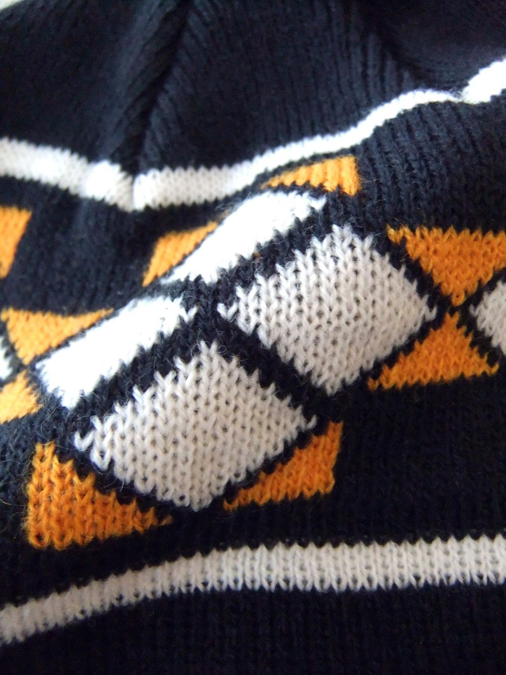 FAIR ISLE BEANIE   ロゴニットキャップ  ( ネイビー )   RSA-24207