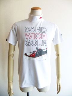 SANDWICH GOLF MOCK   (ホワイト)   モックネック  半袖ポロシャツ RSM-23026