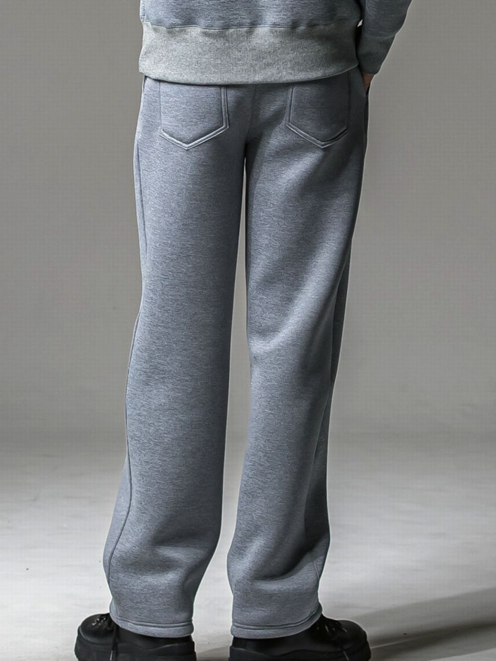 CHRIS EASY WIDE TUCK PANTS   ワイド イージーパンツ （グレー）