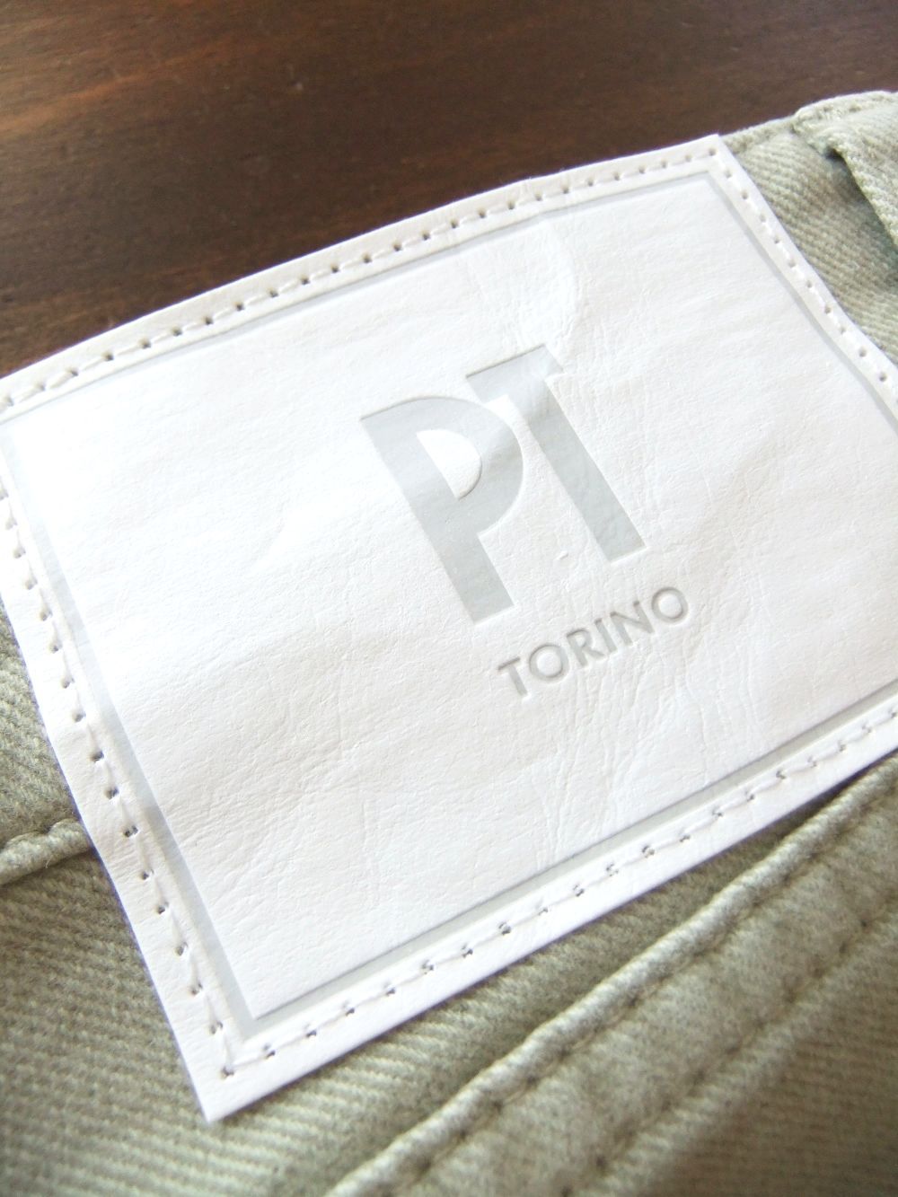 PT  TORINO  DENIM  (グレージュ) SWING ストレッチ スリム デニム