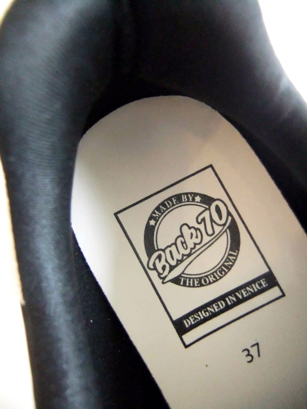 【BACK70】 FIRE BALL SPONGY NYLON BUTTER 70  （ブラック） ファイヤーボール ナイロン スニーカー