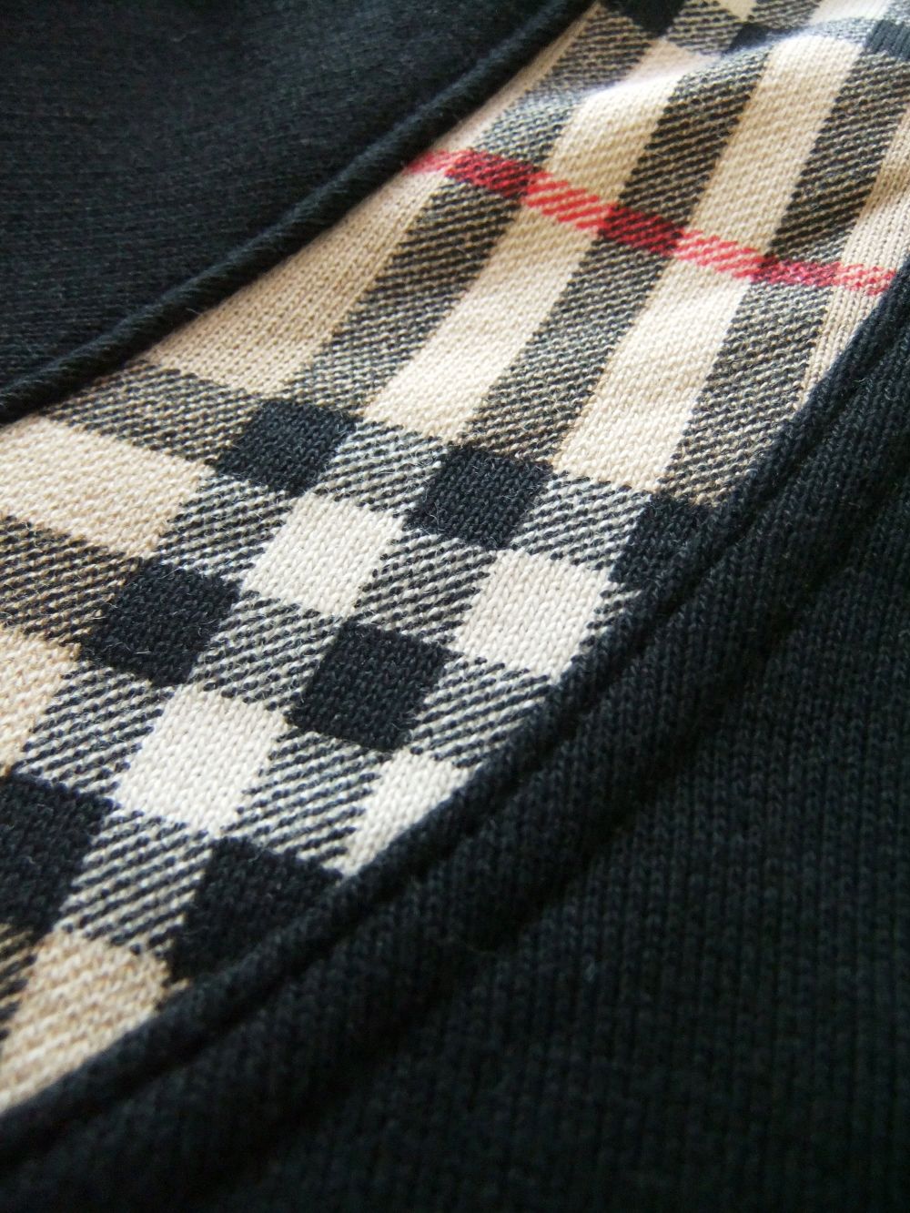 BURBERRY - ヴィンテージ チェックパネル コットンパーカー