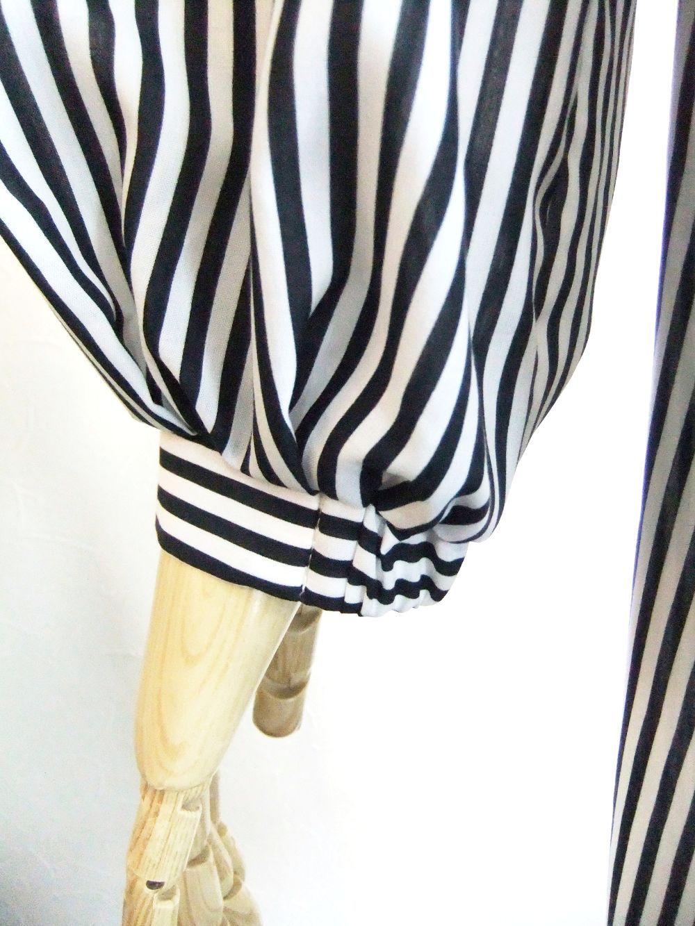 【Arumlily】 ストライプ ロングシャツ ワンピース   RD-60196