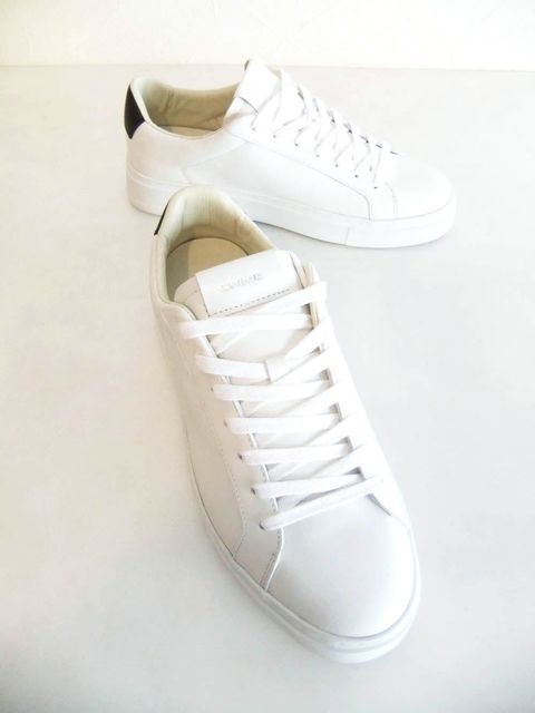 【MENS】  EXTRA LIGHT  RAW CUT (ホワイト)   レザースニーカー