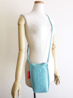 SILVIA MULTI CASE  レザー マルチ ポシェット  (サックス)  SZ1501