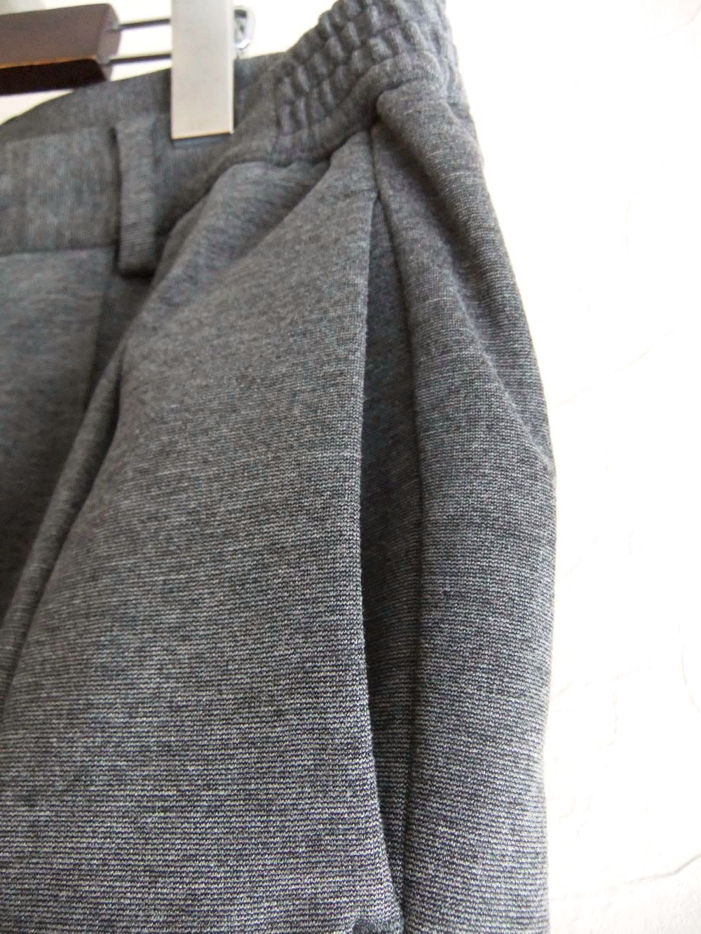 MASACCIO R1   NEW WASHABLE JERSEY  (グレー)  ジャージーワンプリーツ パンツ A5666