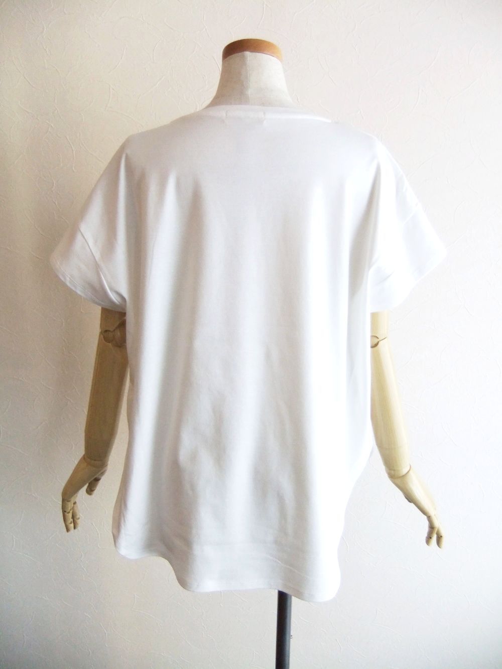 【jeune】 刺繍＋スパンコール フォトプリント コットン Tシャツ  J144713M
