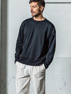 EX SWEAT DROP TRAINER  (ブラック) ルーズトレーナー  RC35-C-002