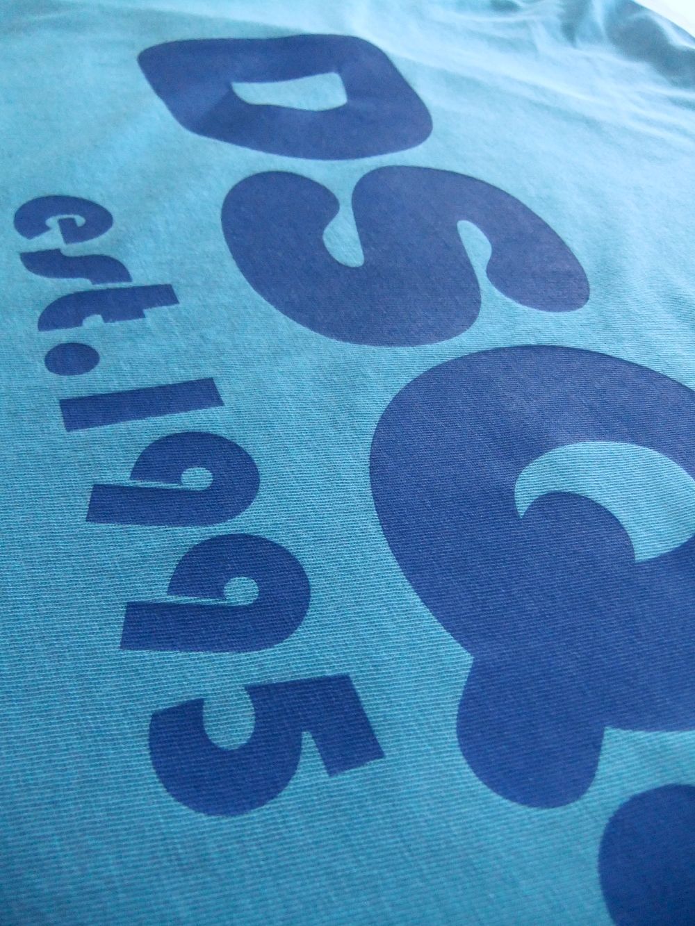 DSQ2 ロゴプリント T-SHIRT (ブルー)  S74GD0838