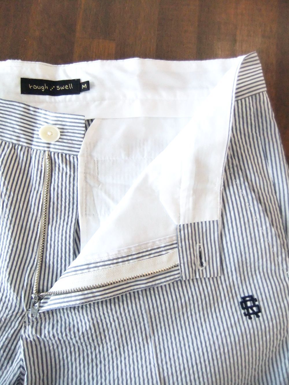 BOSTON PANTS  ストレッチ ストライプ柄 パンツ   RSM-24077