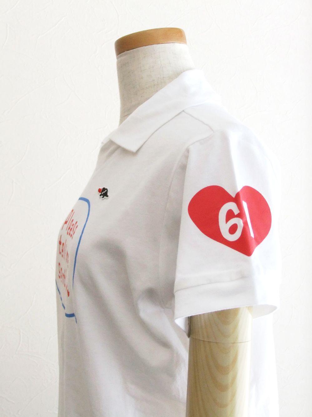 【LADIES】CHATTY SKIPPER W.  (ホワイト)   半袖スキッパーポロ  RSL-21009