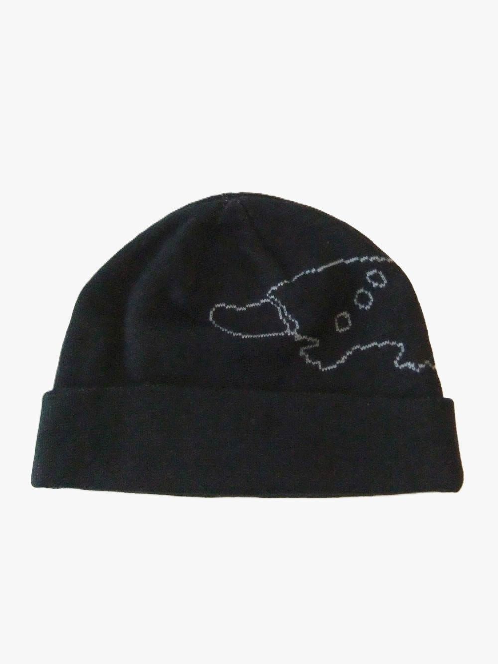 BIG DUCKBILLS BEANIE   ロゴ ニットキャップ  ( ブラック )   RSA-26208
