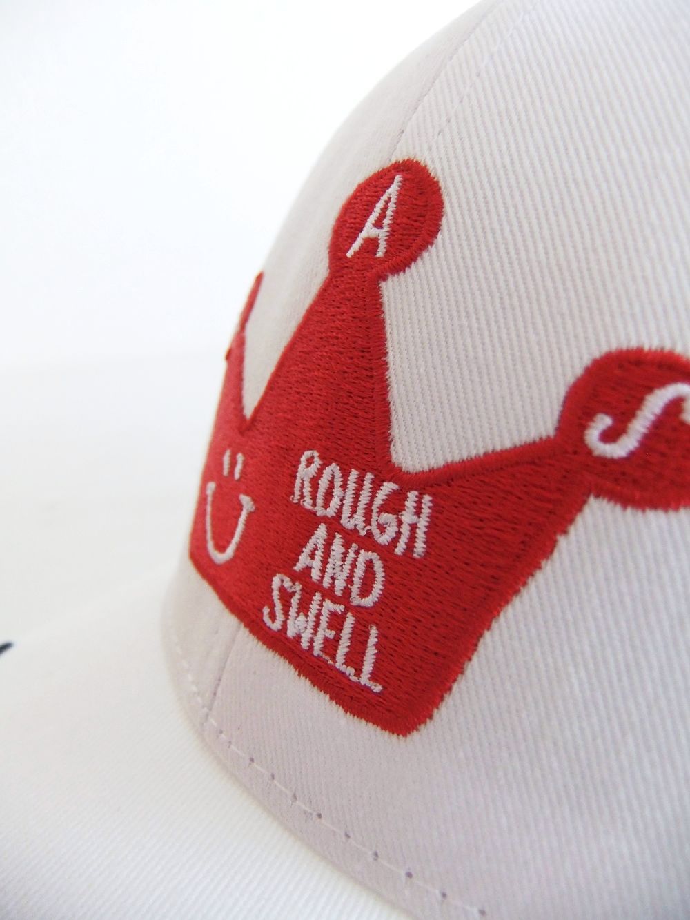 CROWN B.B. CAP  ( ホワイト )  ロゴ入りキャップ  RSA-22202