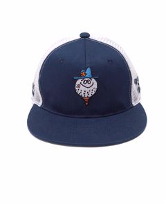 Mr. BOGEY MESH CAP  (ネイビー)   ロゴ入りキャップ    RSA-25007