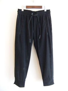 パワーネット リブ パンツ  (ブラック)
