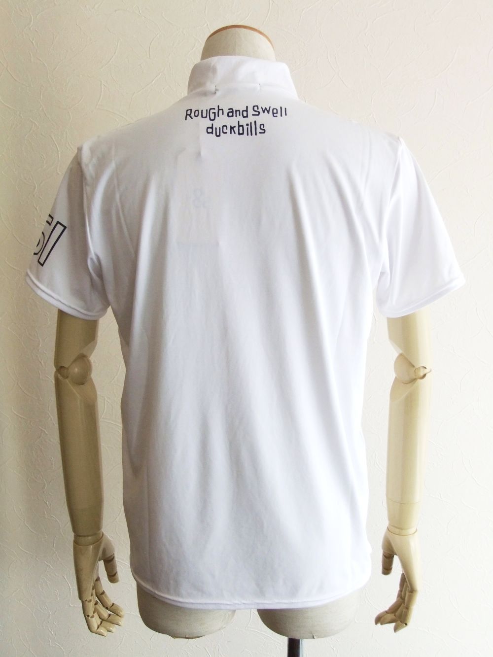 GOLF PEACE MOCK  (ホワイト) モックネック 半袖ポロシャツ RSM-22041