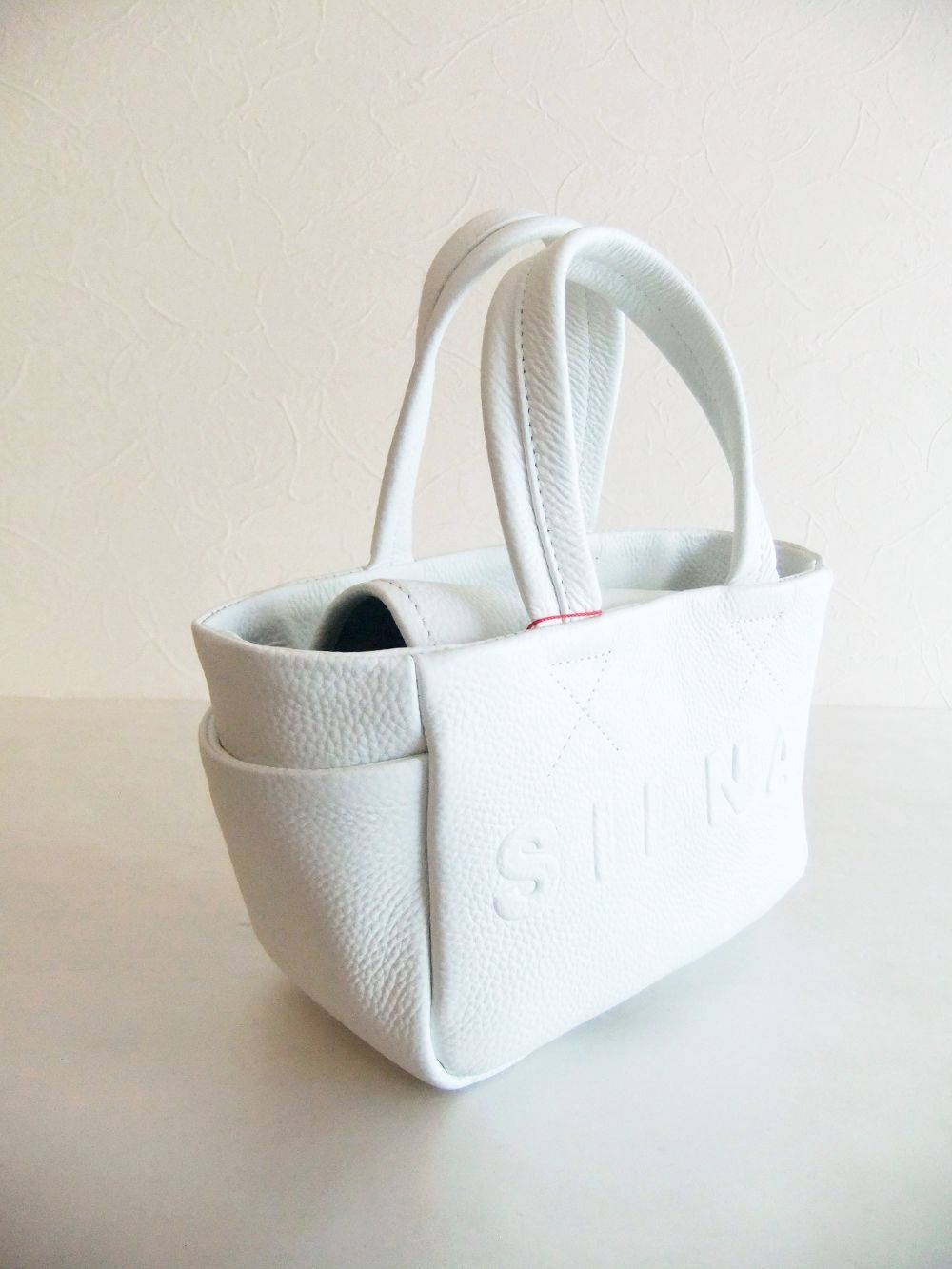 CLAUDIA MINI TOTE   レザー ミニトート (ホワイト)   SB1504