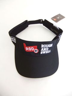 RED IRON SUN VISOR  (ブラック) ロゴ入りサンバイザー  RSA-24008