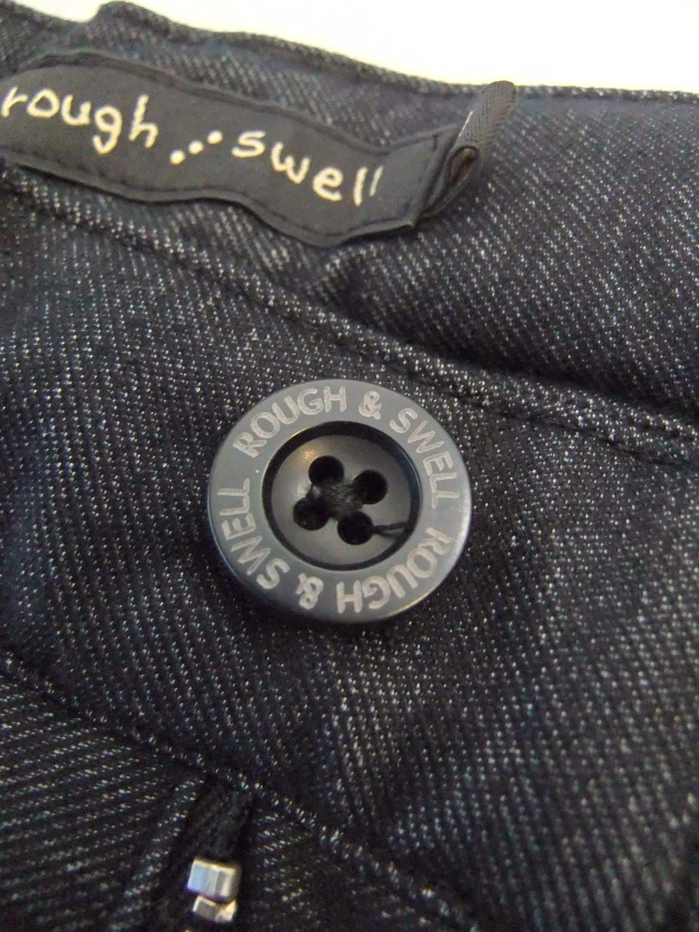 R.S LOGO BOLT   (ブラック)  リブ ロゴ パンツ RSM-26272