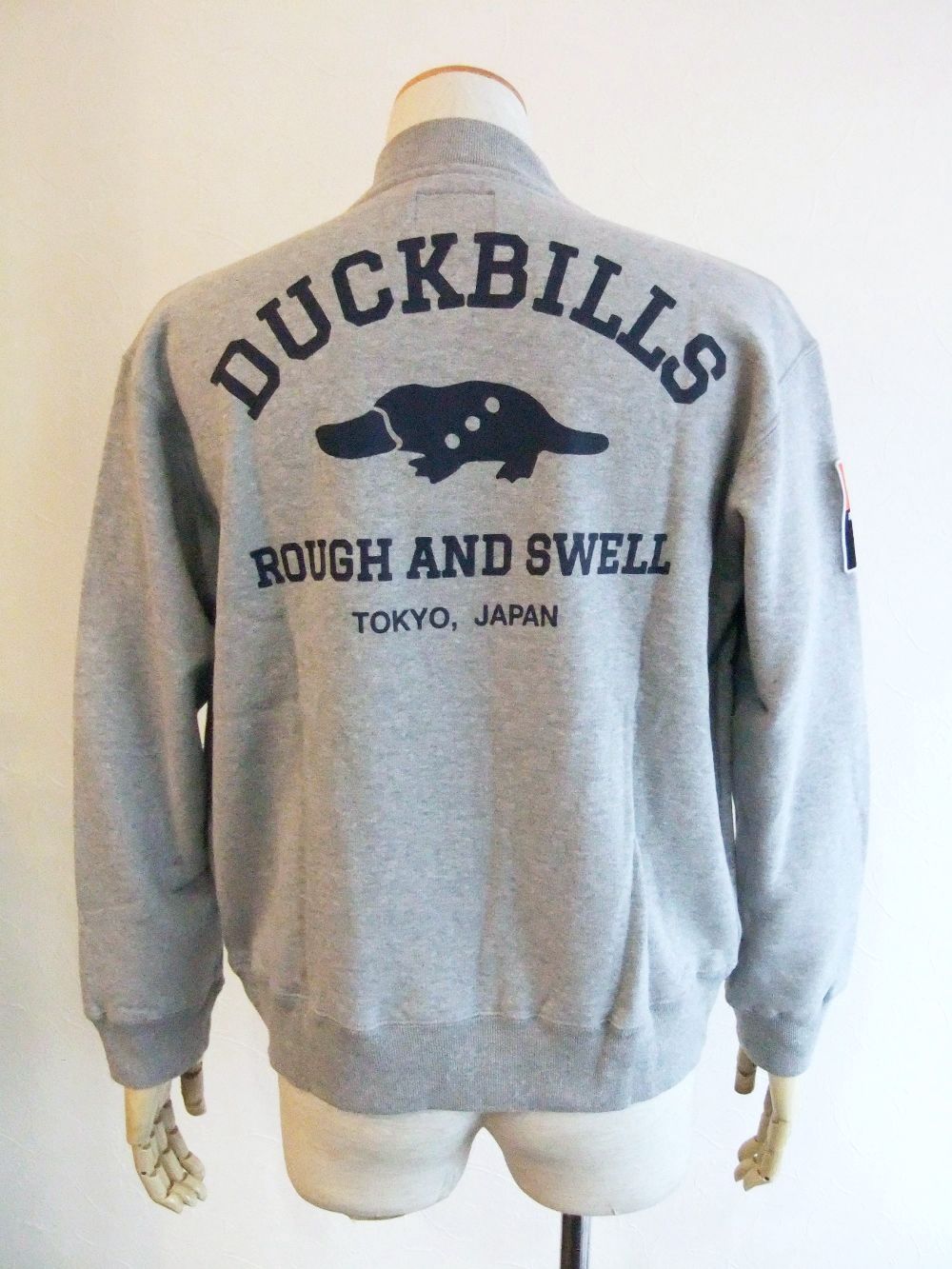 DUCKBILLS TRACK TOP   ロゴ入り トラックジャケット (グレー)   RSM-22235