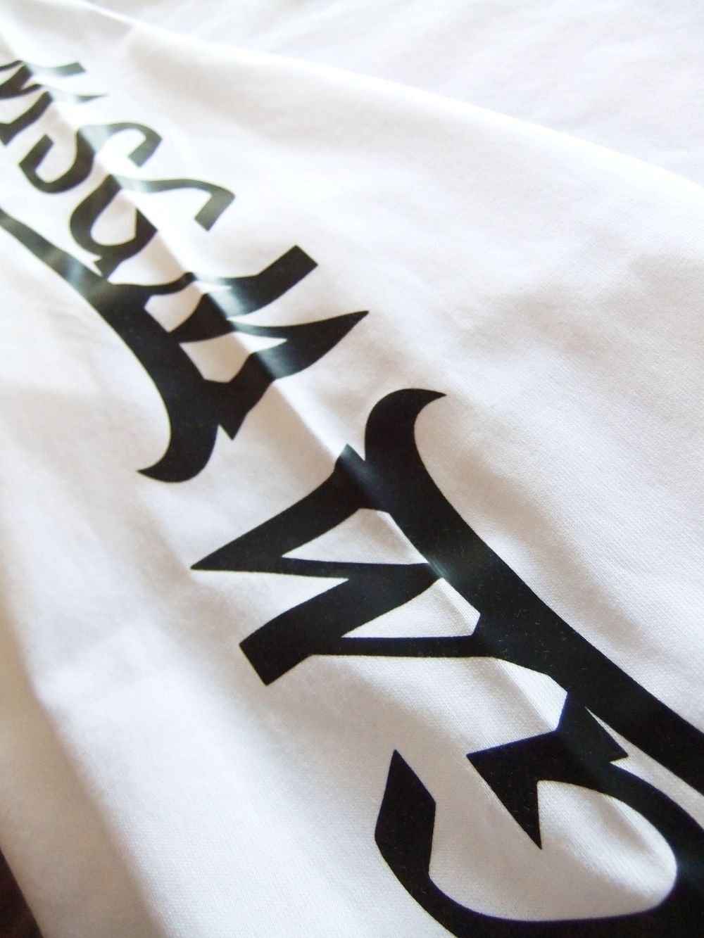 袖ロゴ コットン 長袖 Tシャツ   MM82