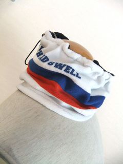 TRICOLOR  NECK WARMER (ホワイト)  フリース ネックウォーマー RSA-25209