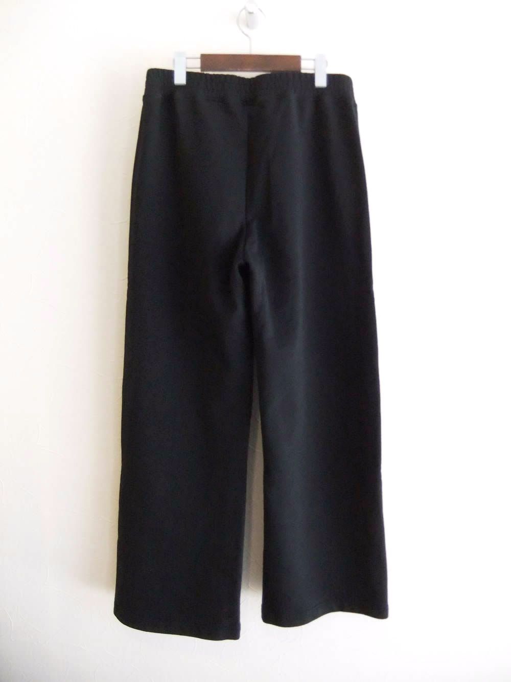 COTTON PANT OVER   (ブラック)  スウェットパンツ