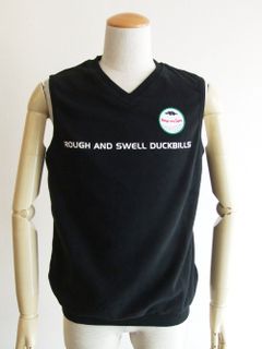 LOGO BALL VEST   (ブラック) フリース ベスト  RSM-22223