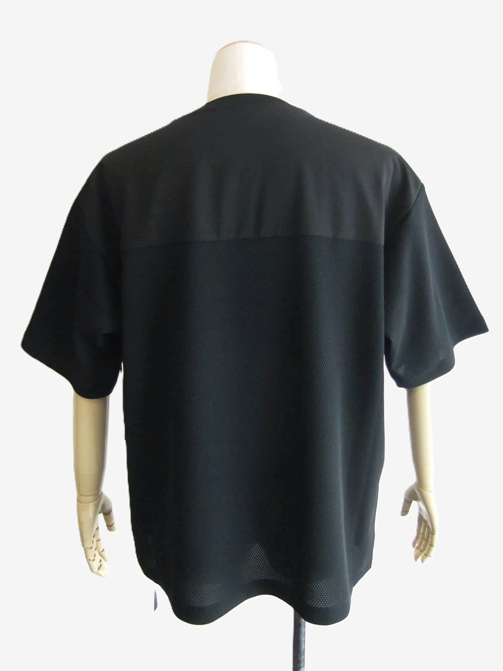 SLEEVE PK S/S  メッシュ 切替ショートスリーブカットソー