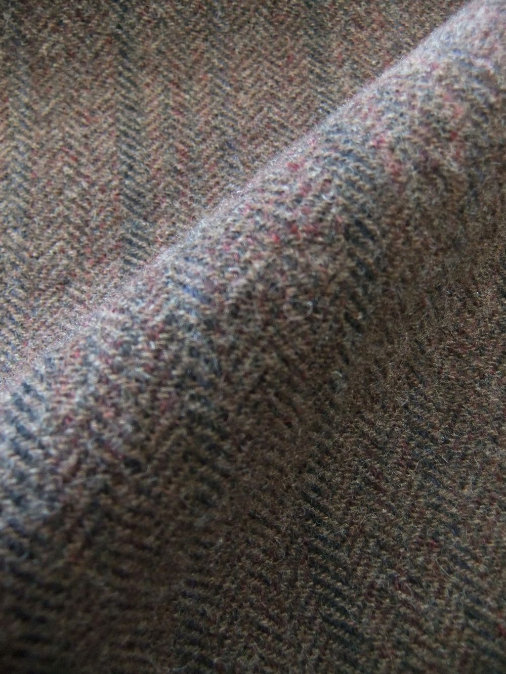 STRIPE 2B JACKET  ヘリンボーン×ストライプ  ウール シャツジャケット