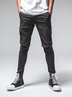 HV NYLON DARRELL CARGO PT  ナイロン カーゴパンツ (リップルチャコール)