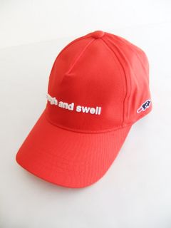 SIMPLE B.B. CAP  ( レッド )  ロゴ入りキャップ