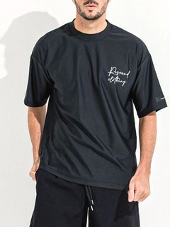 ID RUSH OVER T  (ブラック)   オーバーサイズ ラッシュガード Tシャツ