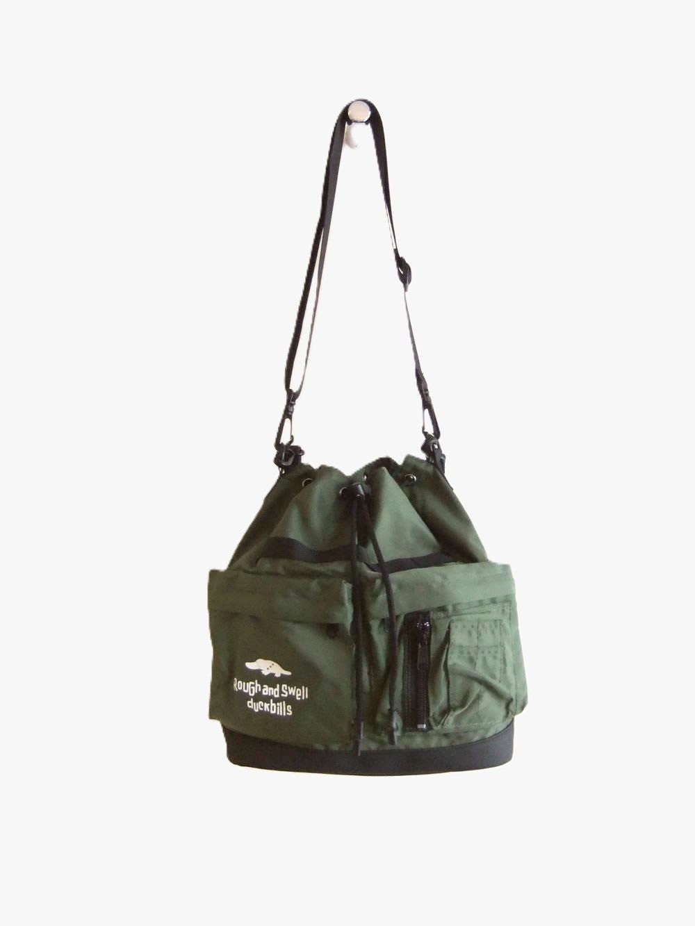 MA-1 BAG    (オリーブ)  巾着型 2WAY バッグ  RSA-26211