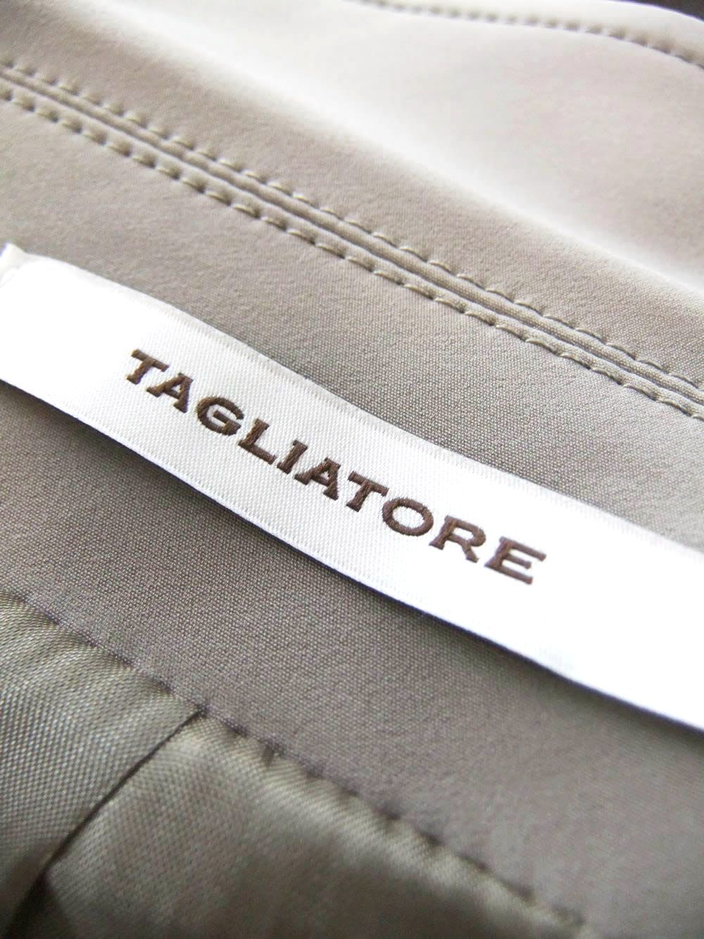 SALOMON  (ベージュ) ナイロンストレッチ バルカラーコート