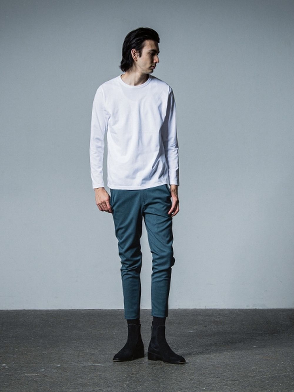 longsleave t-shirts    ロングスリーブ Tシャツ (ホワイト)   RC33-T-001