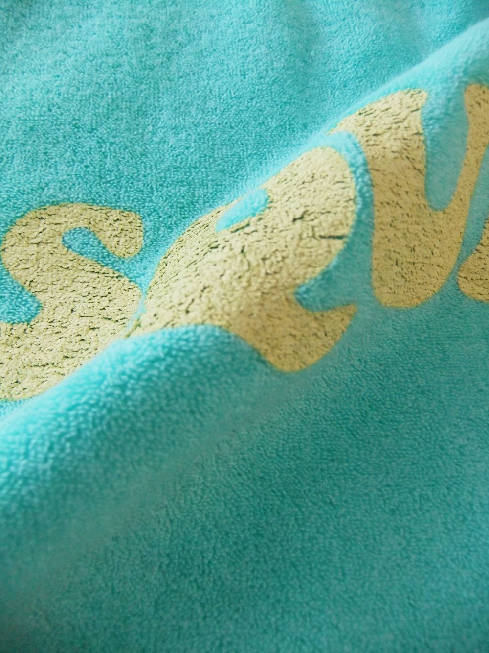 TOWEL RAGLAN COOL SWEATSHIRT (ミント) ロゴ パイル スウェットシャツ   S71GU0579